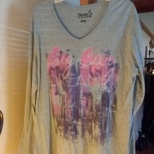 Hanes Long Sleeve t-shirt Womens top